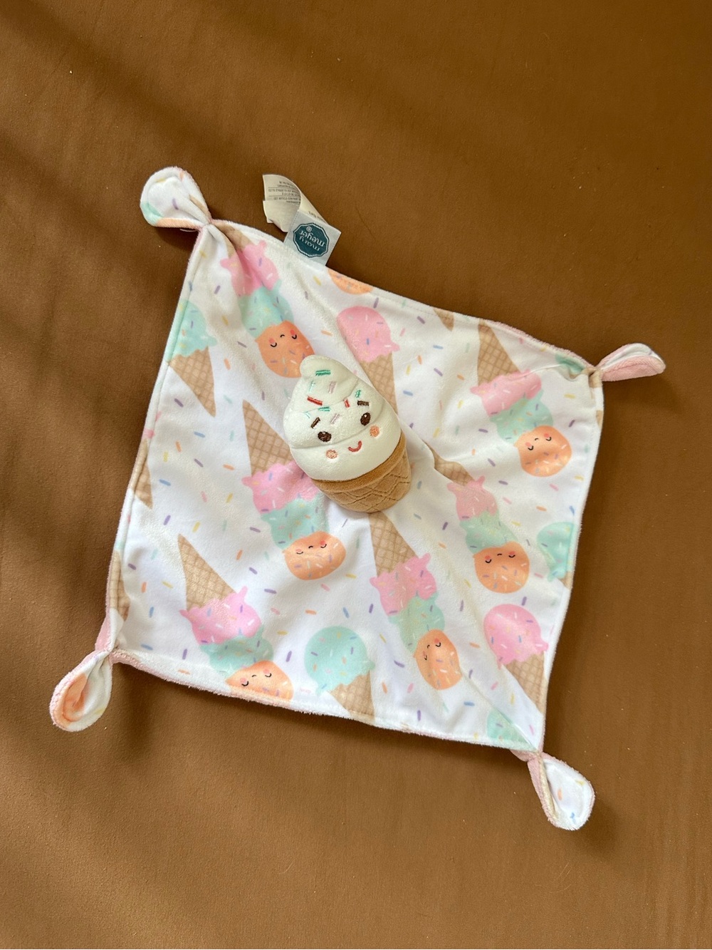 Mary Meyer Ice Cream Lovey Security Blanket